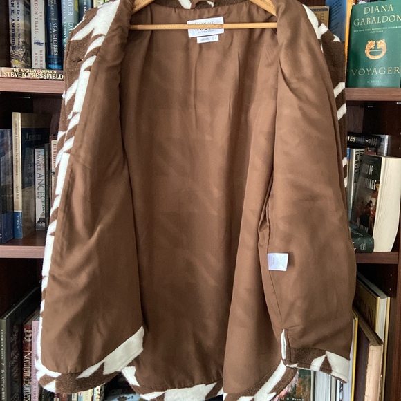 Native Youth Jerrod Houndstooth Shirt Jacket Women's Size L - Picture 5 of 13